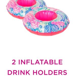 Lilly Pulitzer Drink Floaty set of two
